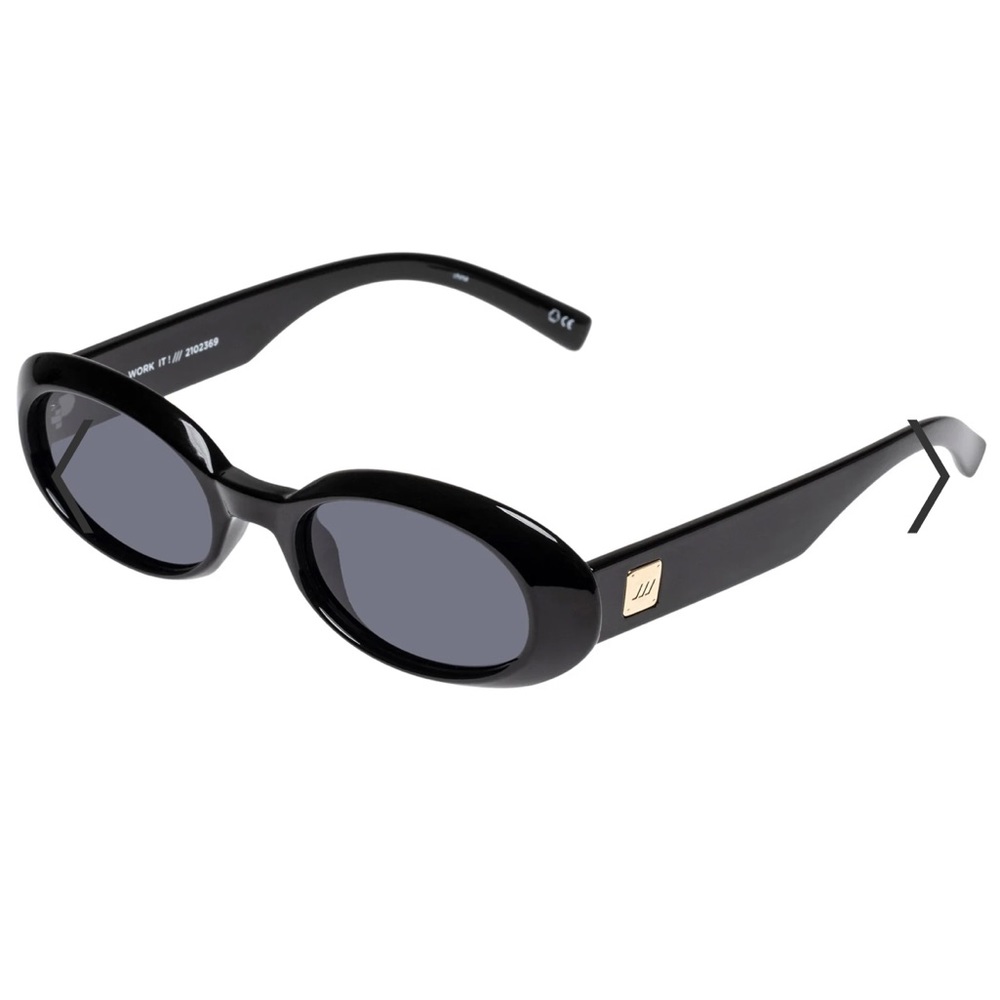 Le Specs WORK IT! | BLACK Sunglasses